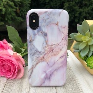 NEW iPhone Xs Max/Xs/X Soft Marble Cover Lilac♥️